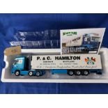 WSI Mercedes Benz Actros MP4 Giga Space & Reefer Trailer/P & C Hamilton - Mint