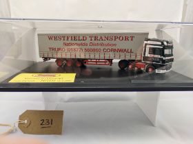 Oxford DAF XF & Curtainside - Westfield Transport