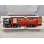 Corgi Scania Curtainside - Pollock (Scotrans) Ltd