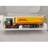 Universal Hobbies Iveco Stralis Haig Transport with DHL Container Limited Edition