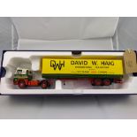 Corgi Scania 141 Tilt Trailer - David W Haig International Transport