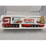 Corgi Scania R Series Topline Fridge Trailer - Scott Trawlers Ltd