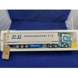 Tekno Scania 4 124L 480 & 3 axle Fridge Trailer/Geoff Gilbert No 99 Tek British Collection RARE!