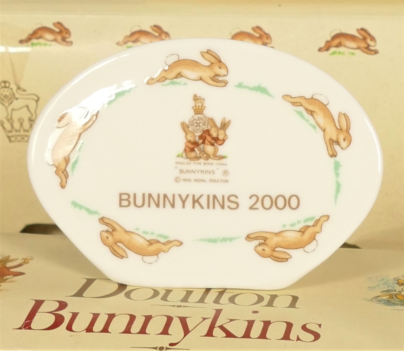 A collection of Royal Doulton 'Bunnykins' ceramics to include, a boxed 'teatime' set, 3 boxed gift - Image 2 of 3