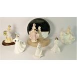 A collection of figurines to include - Royal Doulton 'Sweet Seventeen' HN 2397, 'Christmas Day'