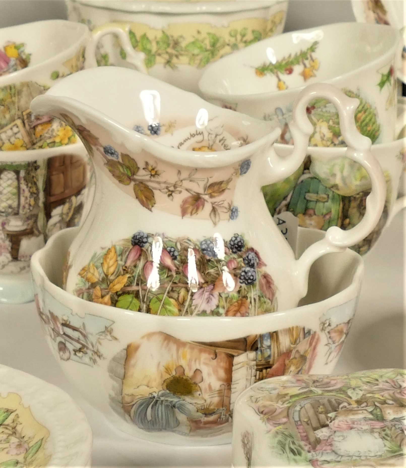 A collection of Royal Doulton Brambly Hedge ceramics to include, trinket boxes, cups and saucers, - Image 3 of 3