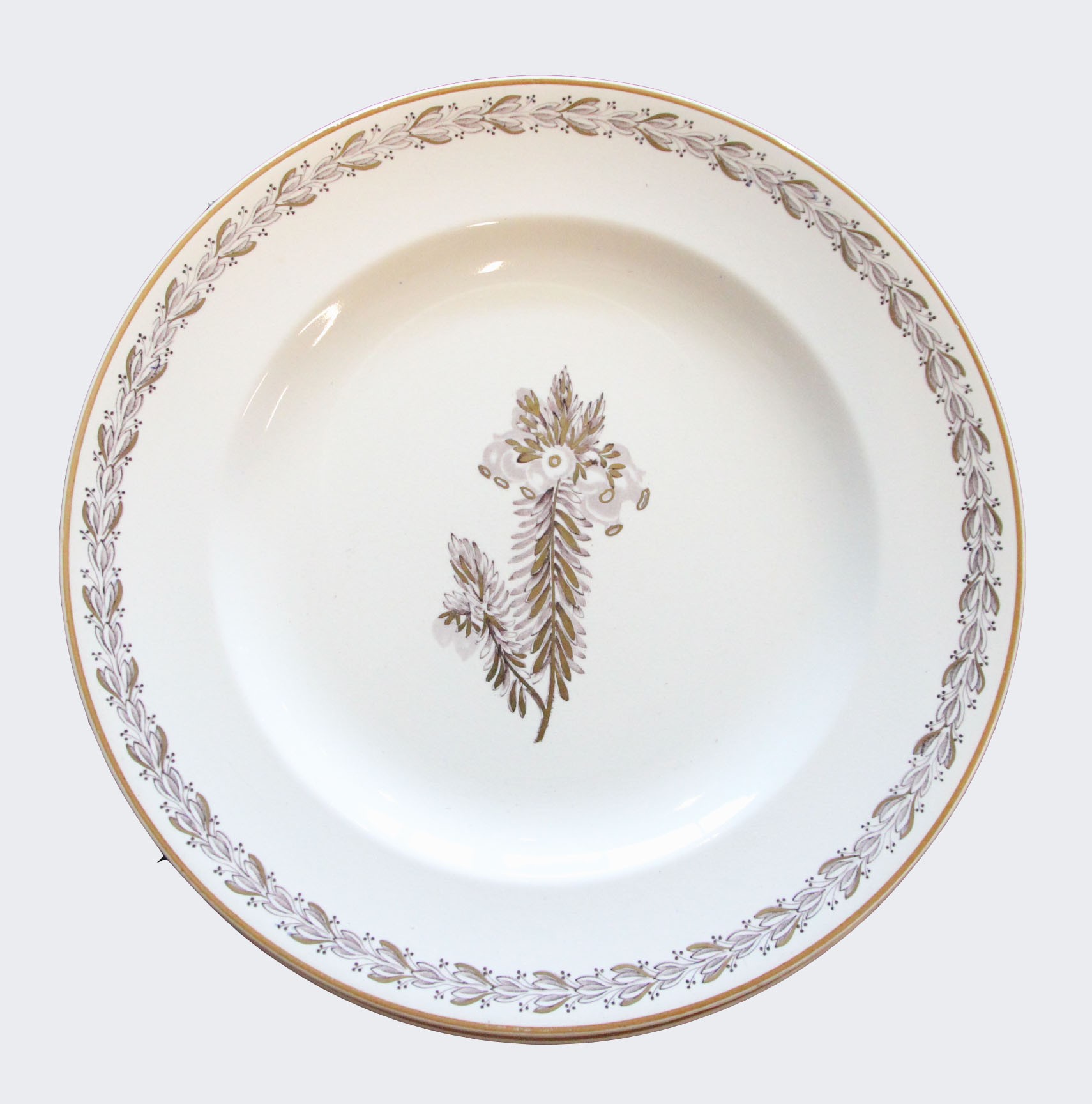 An Edwardian Wedgwood Etruria botanical part dinner service, stamped Wedgwood, Made in England, over - Image 7 of 27