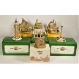 Lilliput Lane, a collection of models to include "Big Ben in Winter" L2300, "Rose Cottage", "