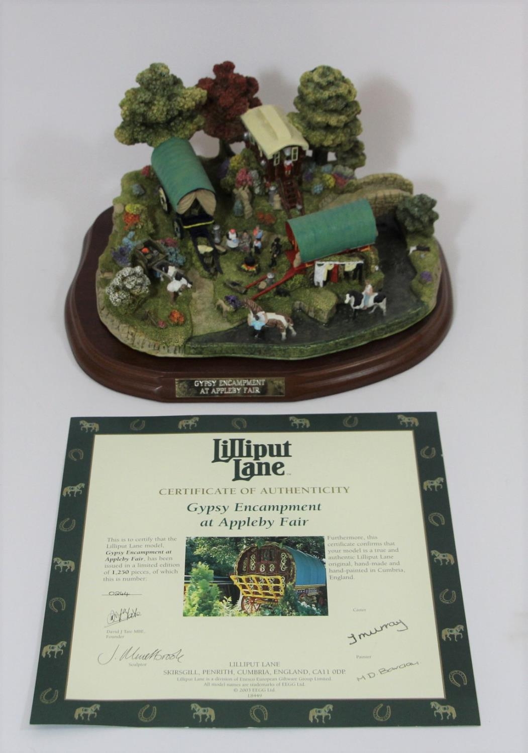 Lilliput Lane - Ltd Edition Model "Gypsy Encampment at Appleby Fair" L2596 together with "The - Image 2 of 15