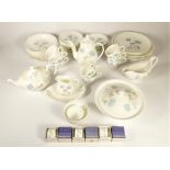 A collection of Wedgewood 'Ice Rose' to include a part dinner/tea service and ornaments (78)