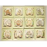 A collection of boxed Royal Doulton Brambly Hedge collectors plates, together with a 'The Harvest'