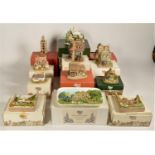 Lilliput Lane, a collection of models and wall plaques, to include "Lower Brockhamton", "Tower of