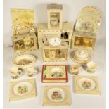 A collection of Royal Doulton 'Bunnykins' ceramics to include, a boxed 'teatime' set, 3 boxed gift