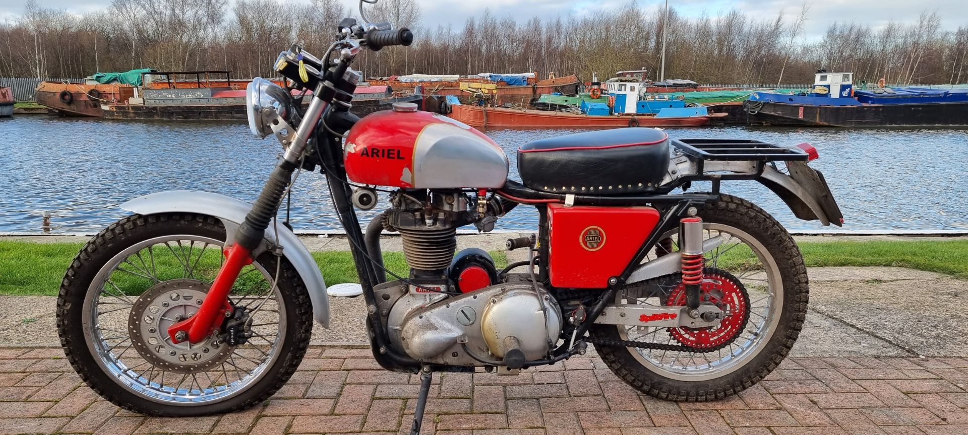 1957 Ariel NH Red Hunter Special, 350cc. Registration number 340 YUM (non transferrable) Frame - Image 2 of 13