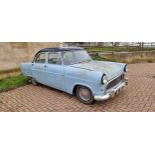 1959 Ford Consul MkII, Lowline 1,703cc. Registration number WWF 566 (see text). Chassis number