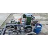 Lister stationary 2hp engine, D309, serial number 2684 DKH7, with a Stuart Turner pump, type