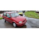 1998 Rover Metro 100 Ascot SE diesel, 1,527cc. Registration number R759 SVN. Chassis number
