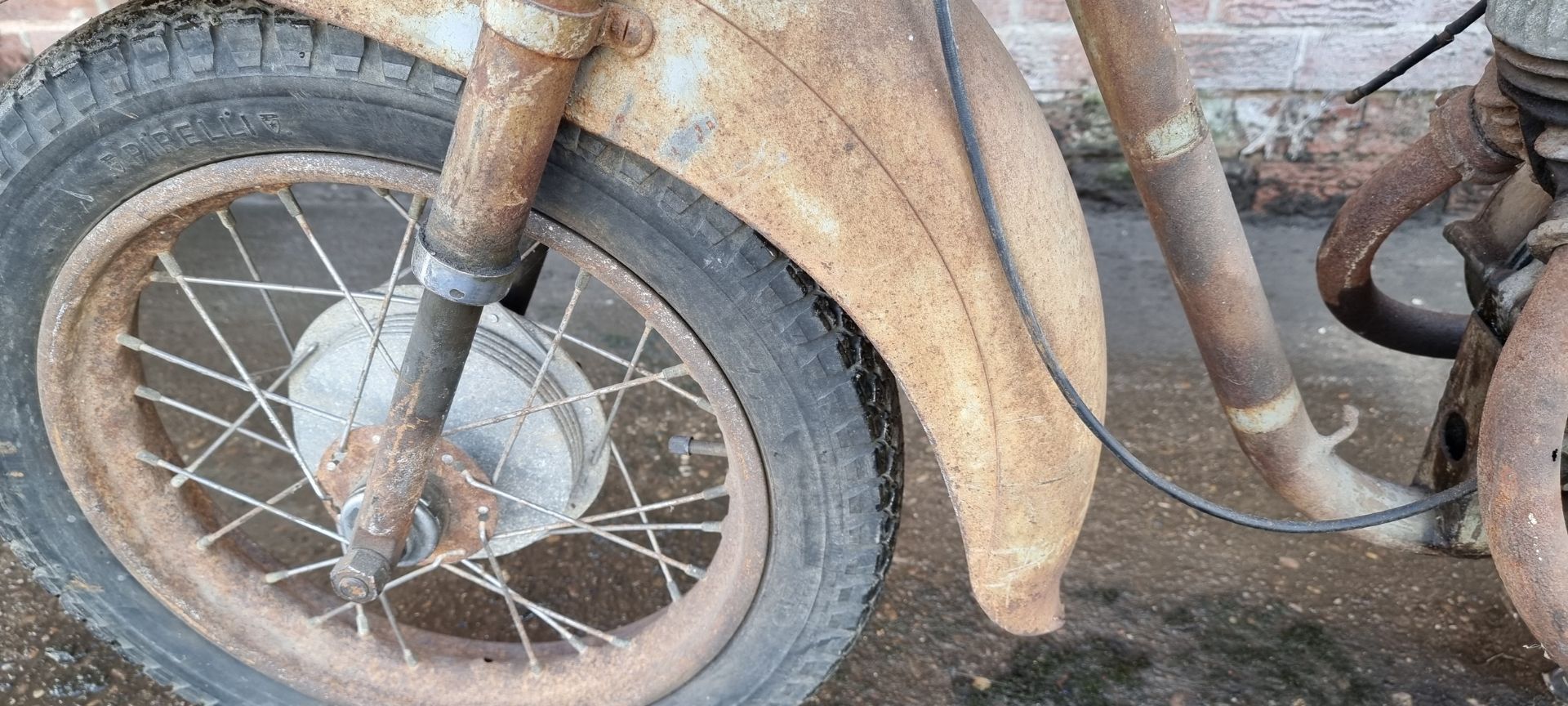 C.1955 Isomoto 125cc. Registration number not registered, NOVA 18P830165 dated 2017. Frame number - Image 8 of 12