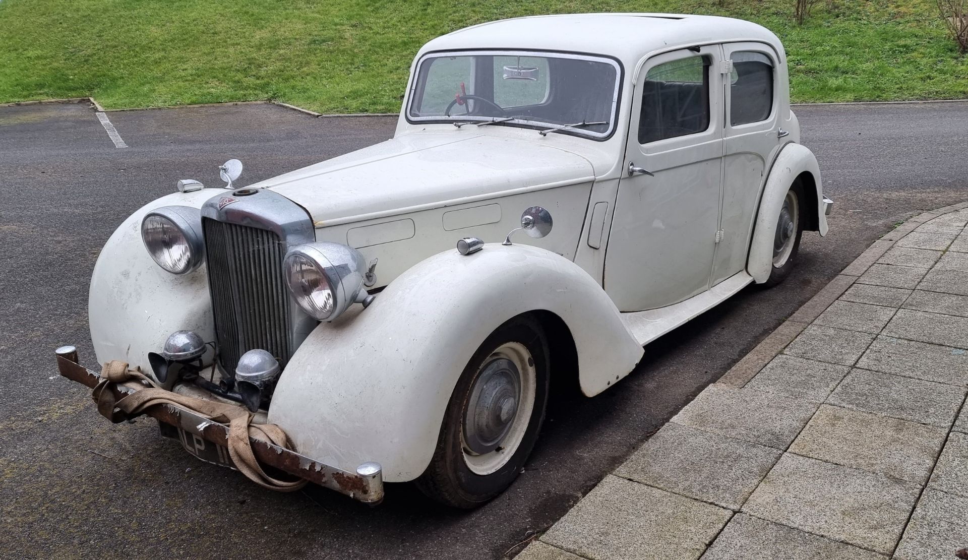 1949 Alvis TA14, 1892cc. Registration number KLP 11 (see text). Chassis number 22999. Engine - Image 2 of 16