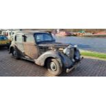 c.1949 Alvis TA14, project Registration number EY 9160 (not registered with DVLA), Chassis number