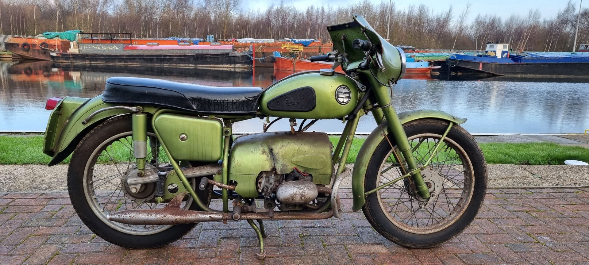 1958 Velocette Valiant 192cc. Registration number WRW 901 (see text). Frame number unknown. Engine