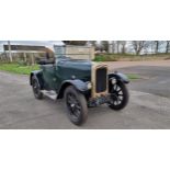 1928 Triumph Super Seven two seater de Luxe, 832cc. Registration number WW 5202. Chassis number