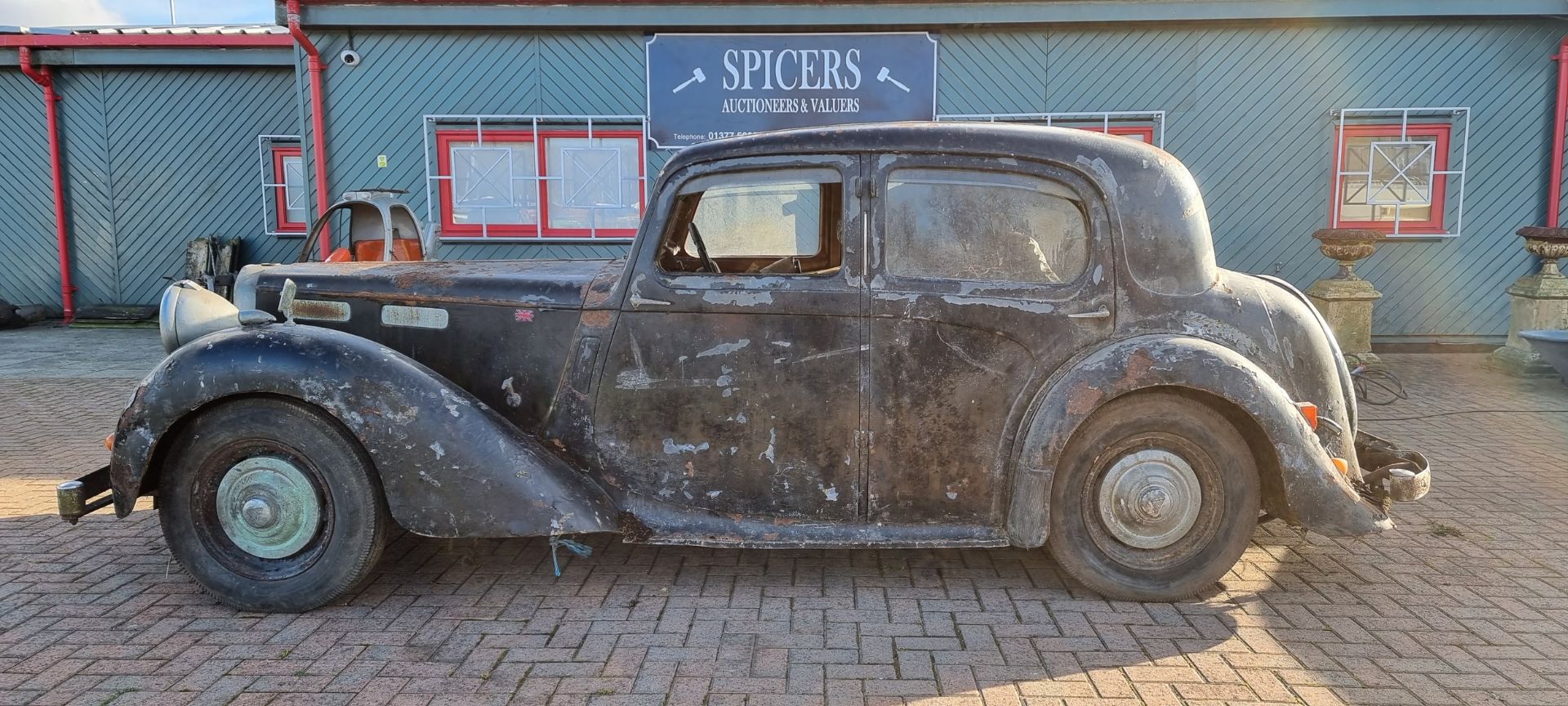 c.1949 Alvis TA14, project Registration number EY 9160 (not registered with DVLA), Chassis number - Image 8 of 14