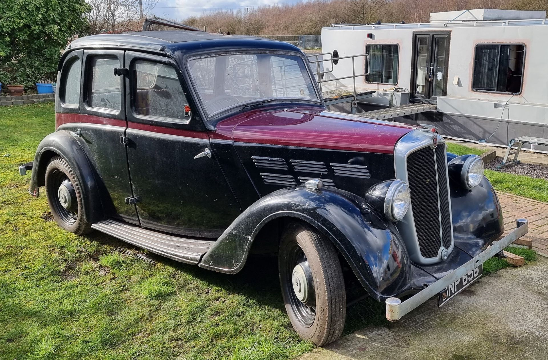 1937 Morris ten-Four, 1292cc. Registration number BNP 656 (see text). Chassis number unknown. Engine