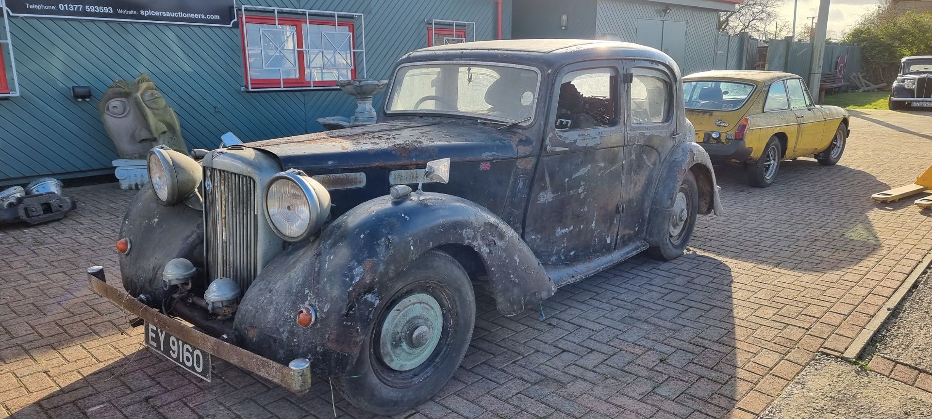 c.1949 Alvis TA14, project Registration number EY 9160 (not registered with DVLA), Chassis number - Image 2 of 14