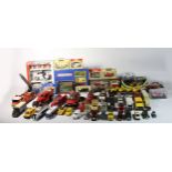 A collection of diecast and other emergency services models, makers to include - Corgi, Gilbow and