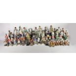 A collection of ceramic figurines, depicting 18th/19th Century military soldiers. (2)