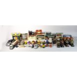 A collection of Corgi diecast models, primarily public transport related, together with a