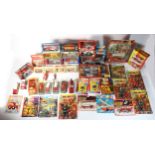 A collection of boxed diecast fire rescue models and related figurines to include - Teamsters