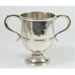 Of Yorkshire & Lancashire Regimental interest; a silver two handled trophy cup, London1924, with