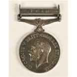 WWI General Service Medal, Iraq, awarded to 266040 DVS A. Wenham R.A.