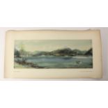 An unframed carriage print 'Loch Lomand, Scotland' by Frank Mason