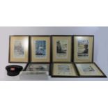 A collection of 6 framed railway posters to include, St.Ives-Cornwall, London, Weston Super-Mare,