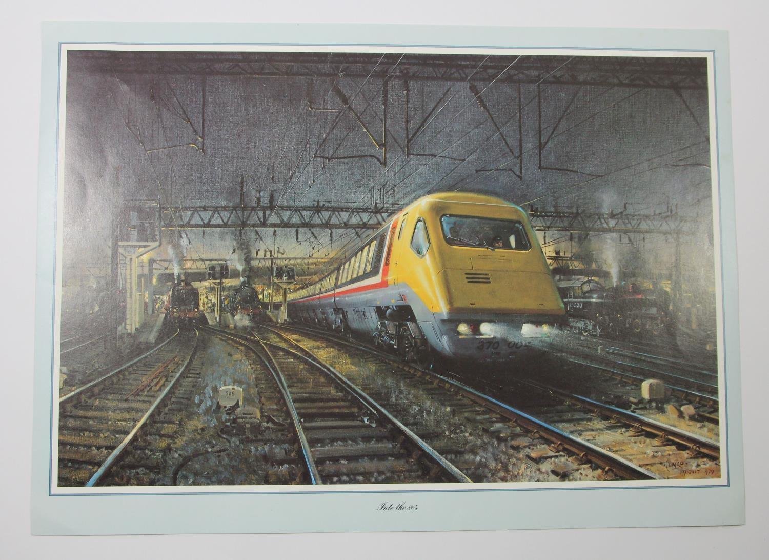 Terence Cuneo, a portfolio of 12 18" x 12" prints to include, An Engine is Wheeled, Clapham - Image 11 of 15