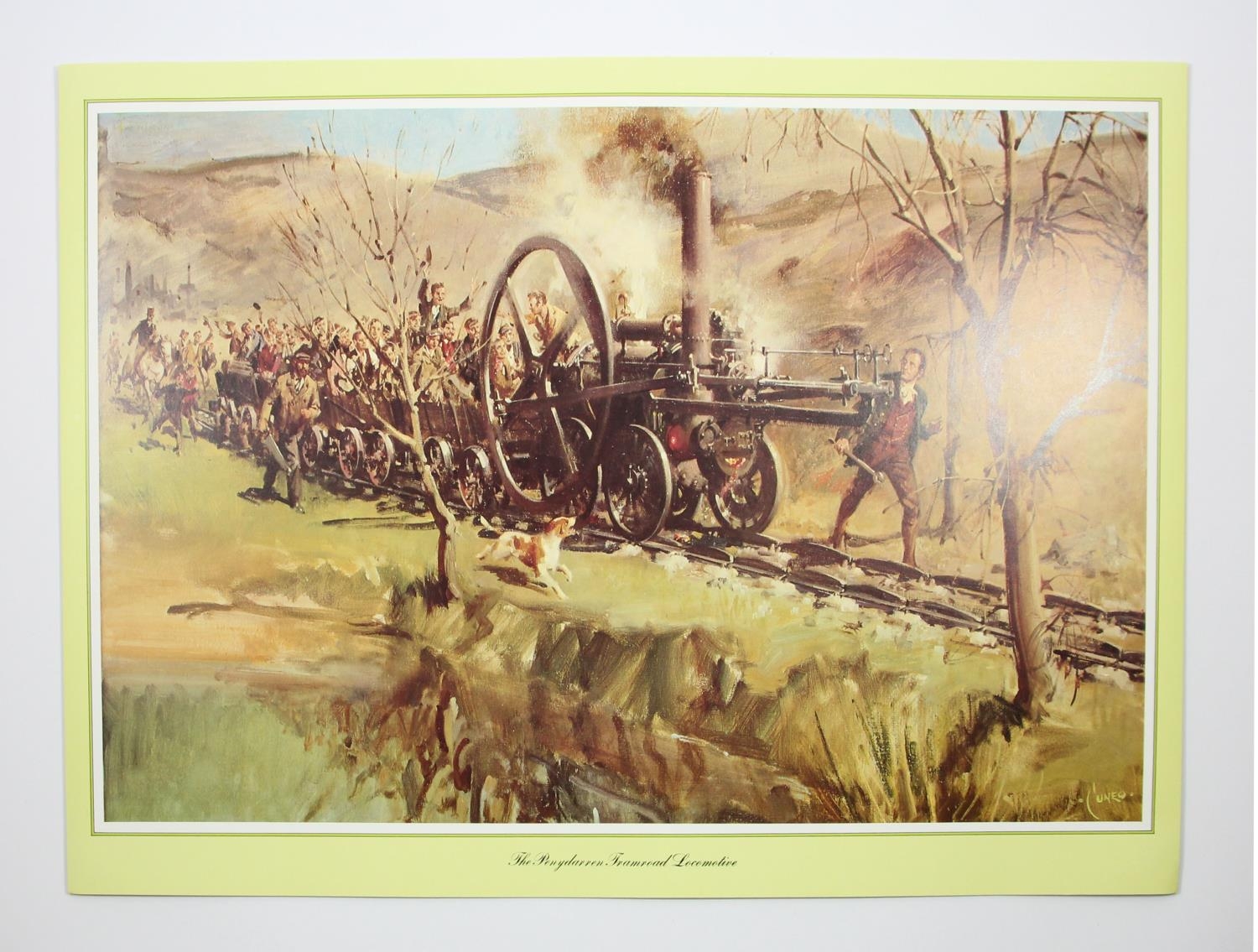 Terence Cuneo, a portfolio of 12 18" x 12" prints to include, An Engine is Wheeled, Clapham - Image 9 of 15