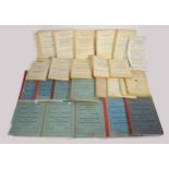 A collection of approximately 50 British Railways operating notices from the Western Region dating