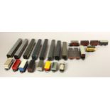 A collection of 'OO' gauge model railway to include, coaches and goods wagons