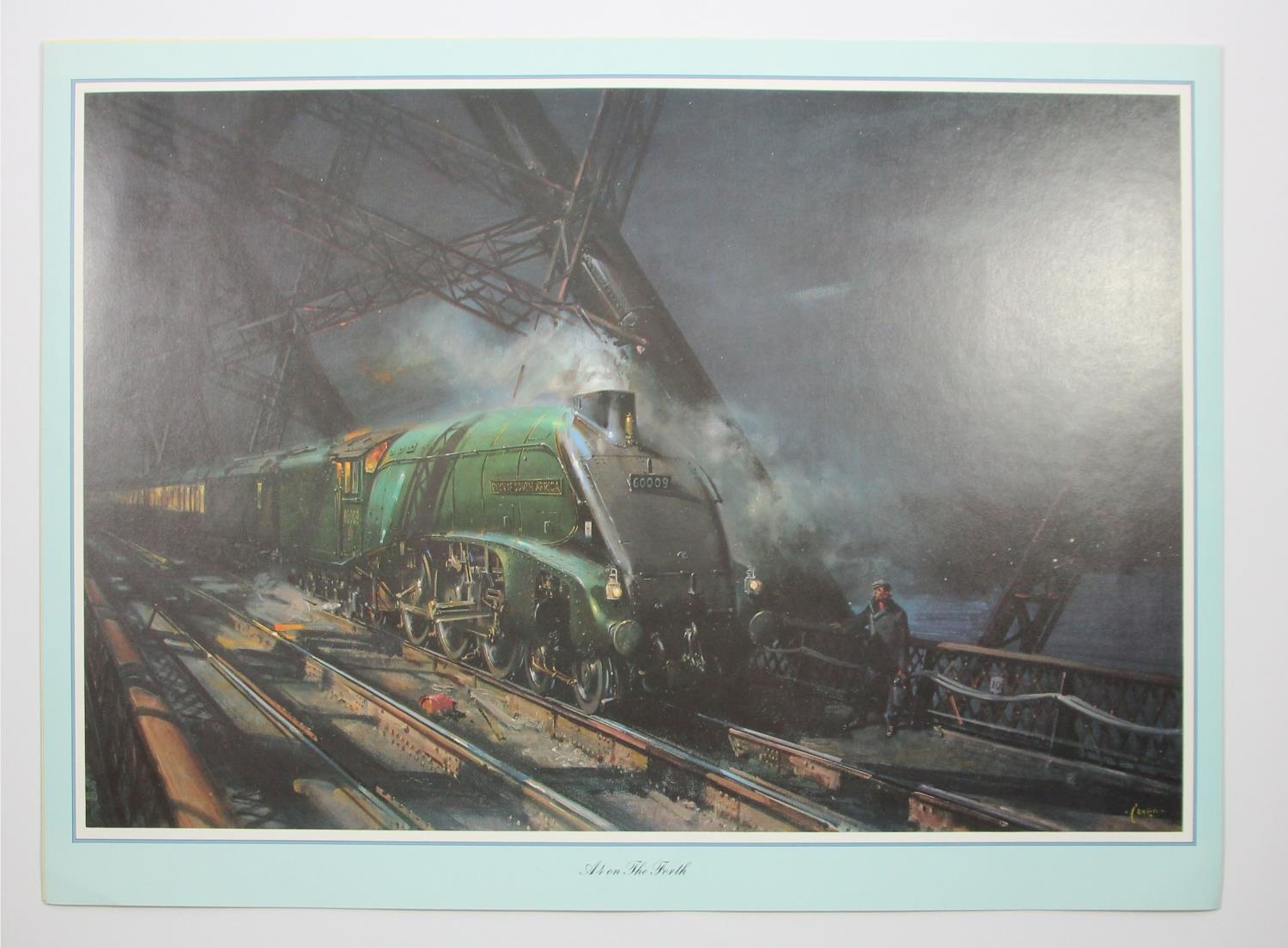 Terence Cuneo, a portfolio of 12 18" x 12" prints to include, An Engine is Wheeled, Clapham - Image 10 of 15