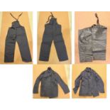 Two pairs of B.R overalls size 6 (one with original label) stamped '294B' '288A', together with