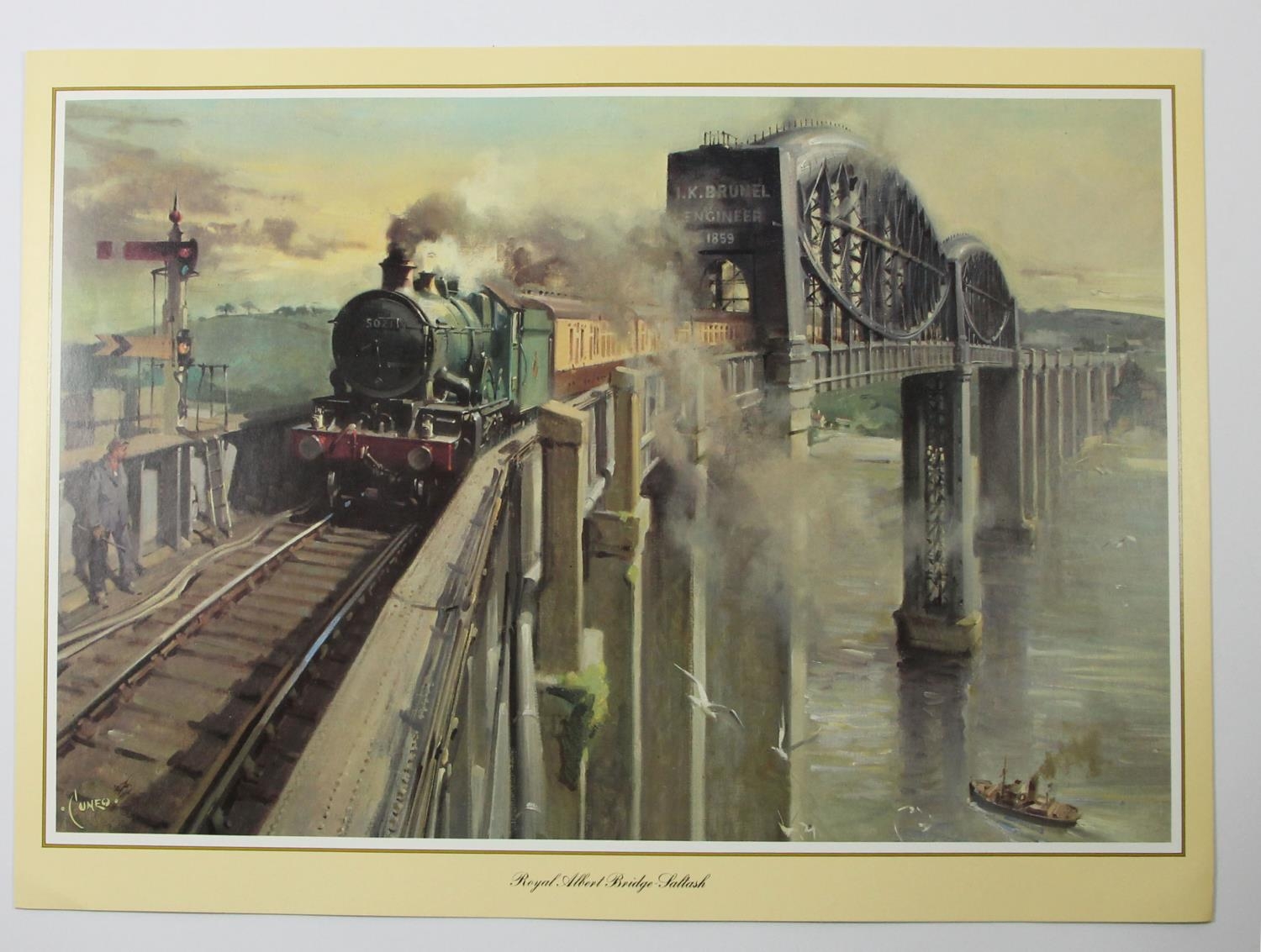 Terence Cuneo, a portfolio of 12 18" x 12" prints to include, An Engine is Wheeled, Clapham - Image 13 of 15