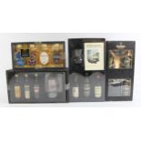 Miniatures 5 cl: 4 x 5 cl multi-packs to include Glenfiddich, Glenlivet and Aberlour. (4)