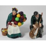 Two Royal Doulton figurines to include, The Master (HN2325) 16cm and The Old Balloon Seller (HN1315)