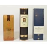 Talisker aged 10 years, Aberlour aged 10 years, Jura aged 10 years. (3)