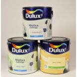 Approximately 75 tins of Dulux paint, mainly consisting of wall and ceiling emulsion, various