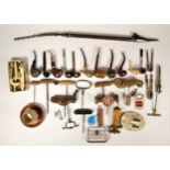 A collection collectables, to include corkscrews, penknives, nut crackers, silver fruit knives,