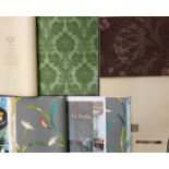 Approximately 80 wallpaper sample books, including brands such as Morris & Co, Sanderson.